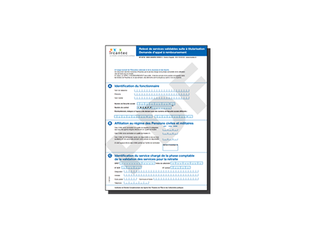 À l’usage exclusif de l’Éducation nationale et de la Jeunesse et des Sports. Ce document doit être transmis à l’Ircantec par le service chargé de la phase comptable de la validation des services pour la retraite. En retour, un APPEL A REMBOURSEMENT sera édité : il tiendra compte de la carrière enregistrée dans les fichiers de l’Ircantec et, le cas échéant, des éléments communiqués au cadre 3 de cet imprimé.