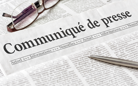 Communiqué de presse
