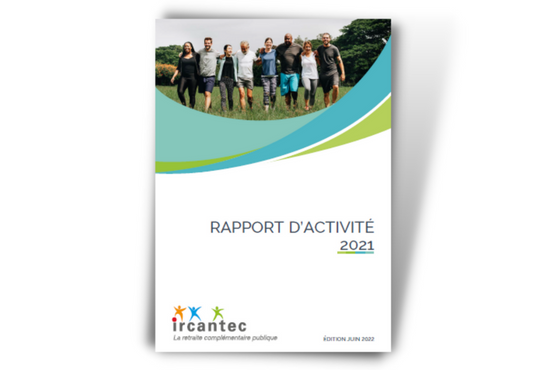 Couverture du rapport d'activité 2021