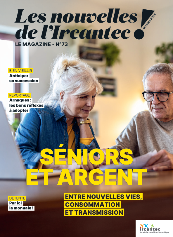 Couverture du magazine de Nouvelles de l'Ircantec n°73 - octobre 2025