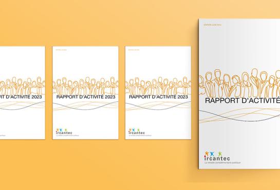 Couverture du rapport d'activité 2023