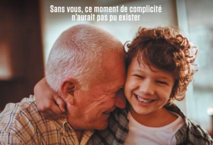 Extrait d'une affiche de l'association France Alzheimer