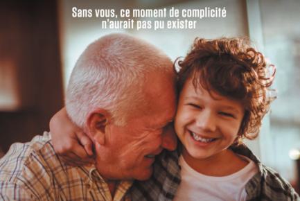 Extrait d'une affiche de l'association France Alzheimer